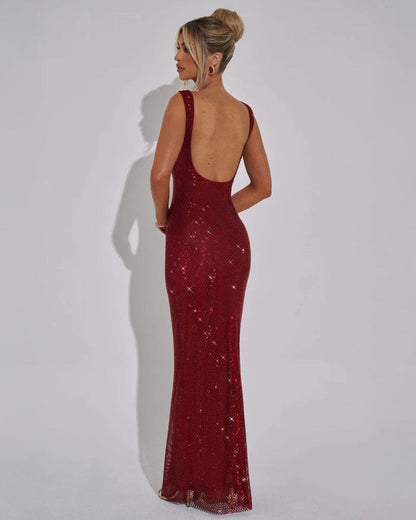 Celeste Embellished Evening Gown