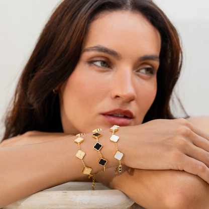 Pulsera trévol estilo Celine