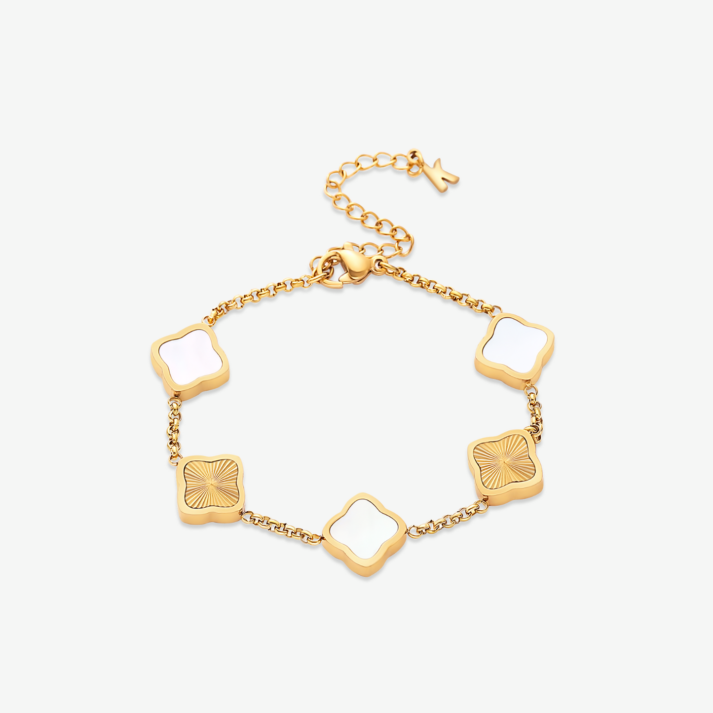 Pulsera trévol estilo Celine