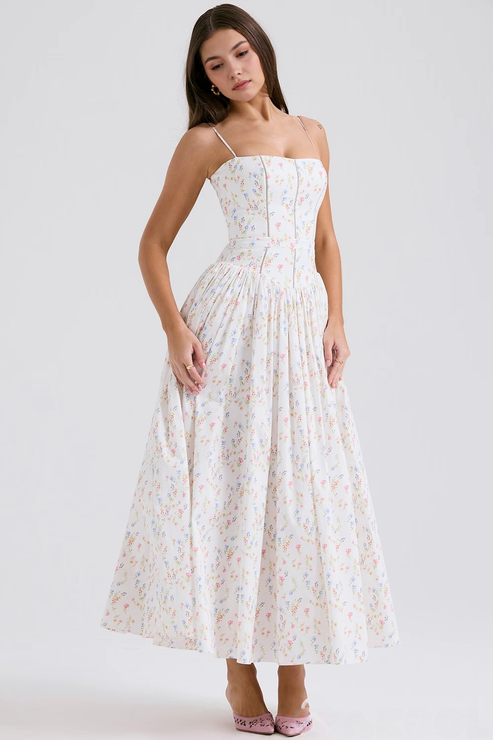 Estrella | Vestido midi floral