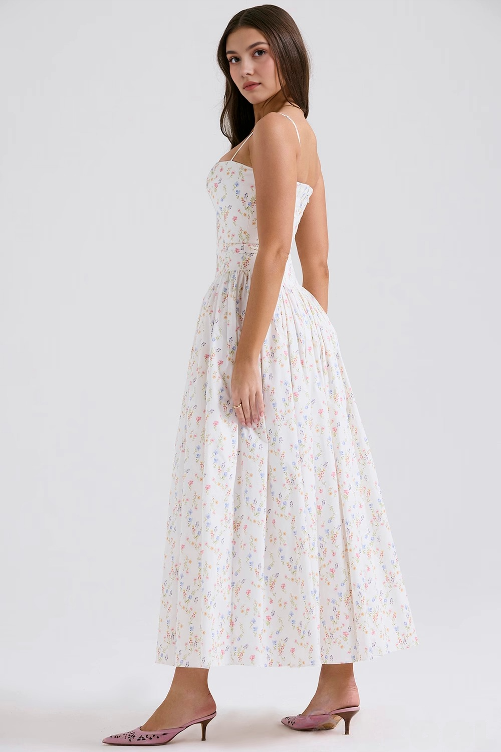 Estrella | Vestido midi floral
