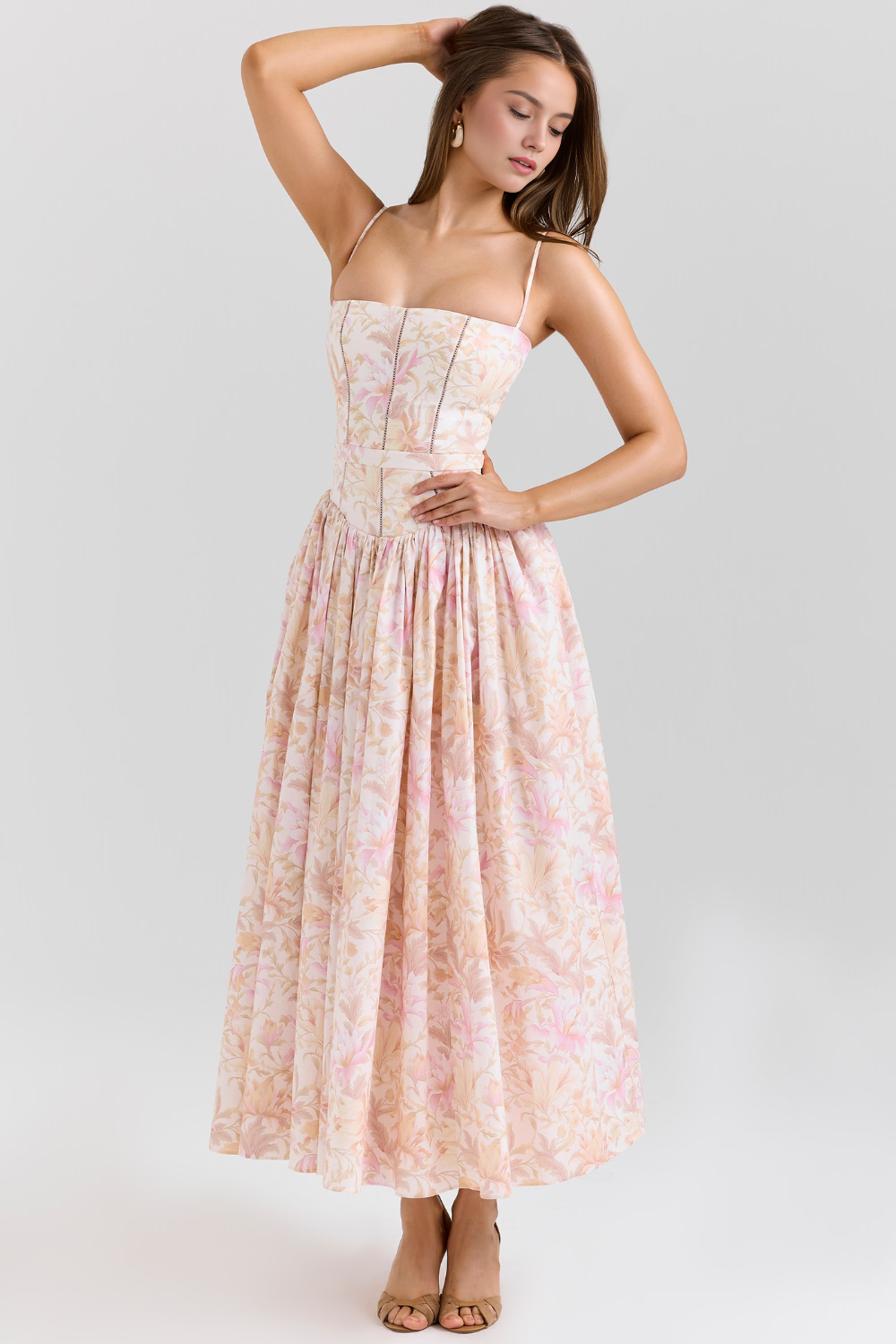 Estrella | Vestido midi floral