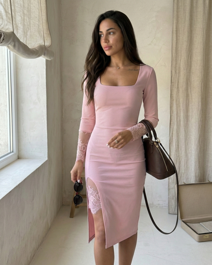 Vestido de noche con encaje Jasmina