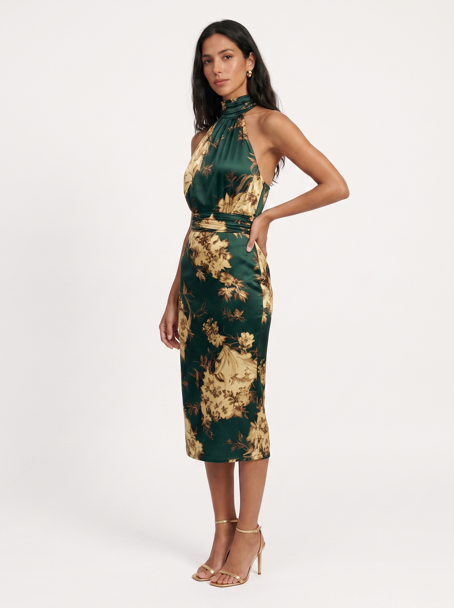 Marieta | Vestido elegante con cuello halter