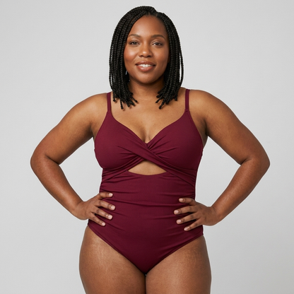SculptBody 2.0™ — Bañador con aberturas y escote