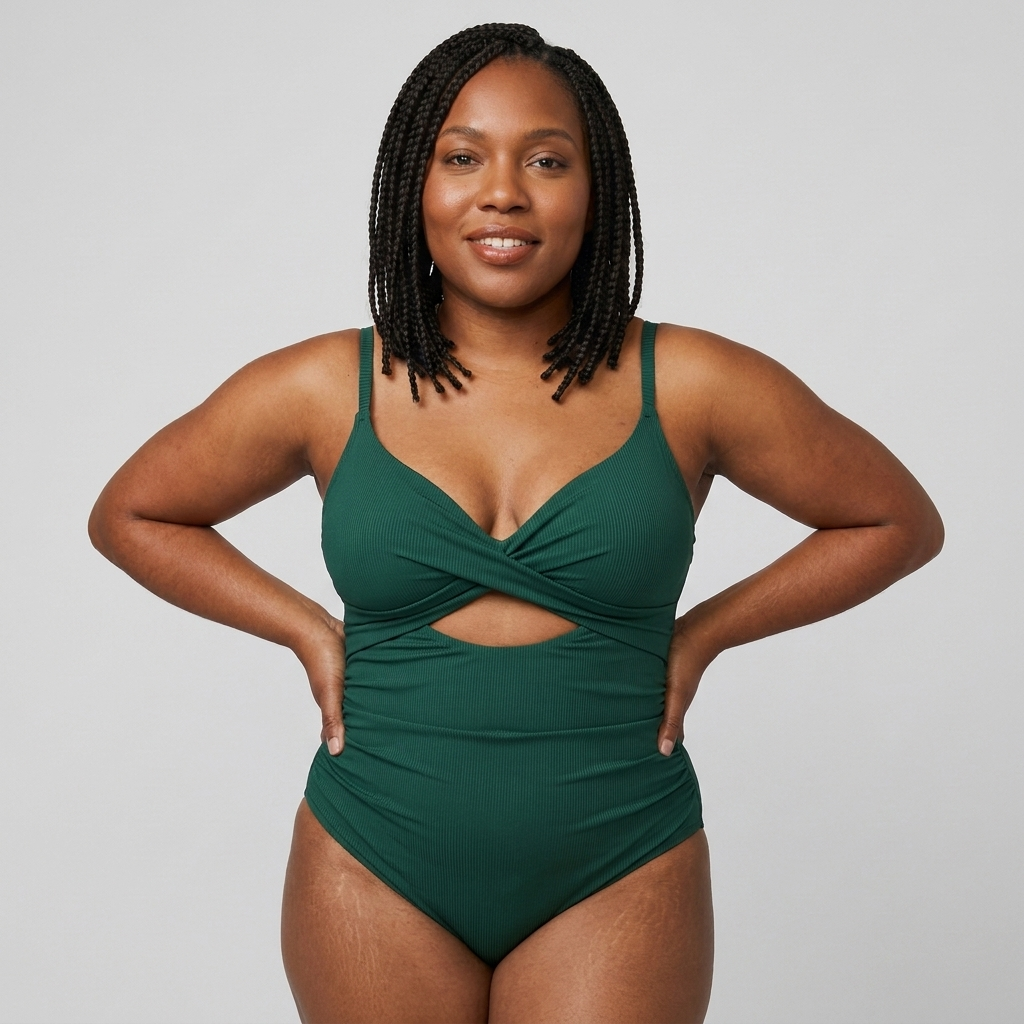 SculptBody 2.0™ — Bañador con aberturas y escote