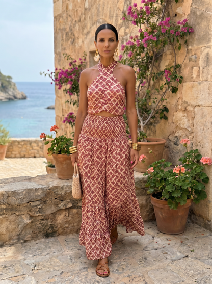 Elsa | Conjunto Elegante con Diseño de Hombros Descubiertos