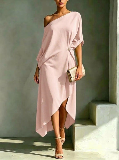 Camila | Vestido asimétrico elegante