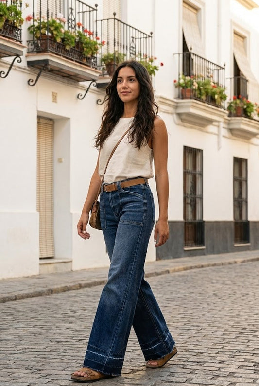 Pantalón campana Lumi